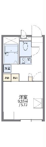 レオパレスキャピタル平松の間取り