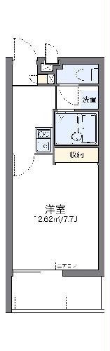 レオパレス城北Ⅱの間取り
