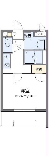 クレイノ雄・105号室の間取り