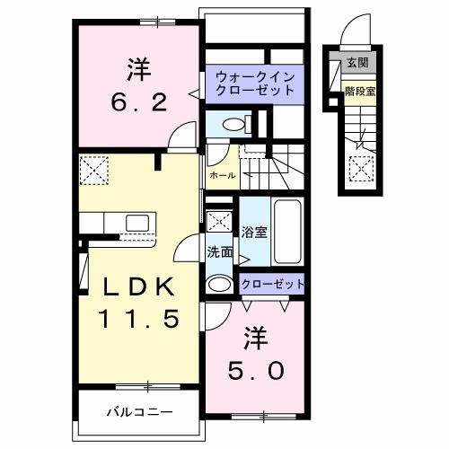 ヘキサパレスの間取り