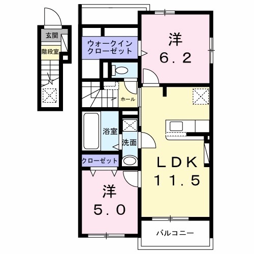 ペンタパレスの間取り