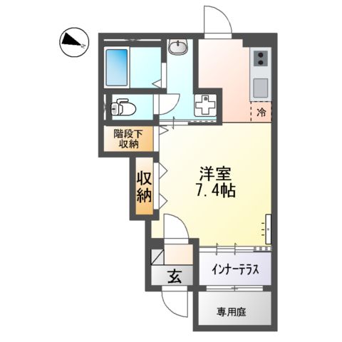 大鈴樹Ⅲ(オオベルジュ)の間取り