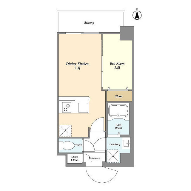 ドゥーエ青砥の間取り