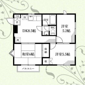 カーサ・セレーノB棟の間取り