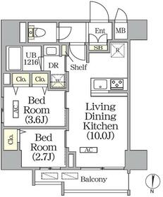 ボアビスタ上野御徒町の間取り