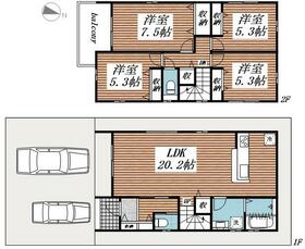 川越市的場04の間取り