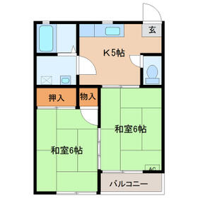 メゾン・ルーチェ Ⅱ C棟の間取り
