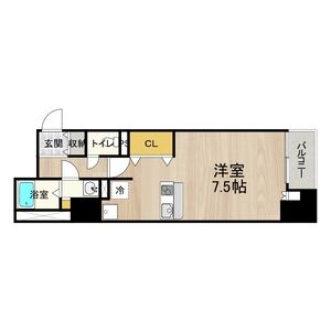 CITY SPIRE堺筋本町(リトルリバー本町橋)の間取り