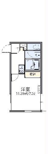 レオパレス片瀬海岸の間取り