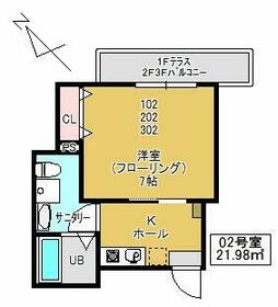 JHレジデンス(錦町)の間取り