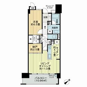 サーパス宇都宮一番町セントマークスの間取り