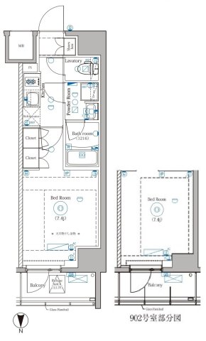 DIPS野方RESIDENCEの間取り