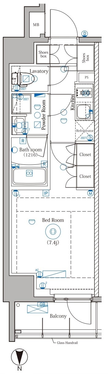 DIPS野方RESIDENCEの間取り