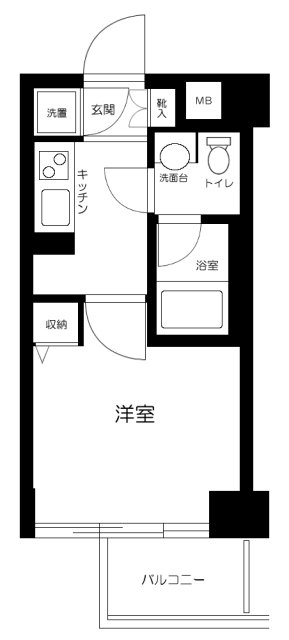 AXAS品川シーサイドの間取り