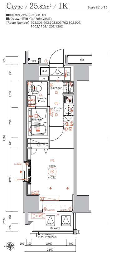 SYNEX UENO-MATSUGAYAの間取り