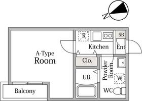 ラフィーナー東船橋(E-208)の間取り
