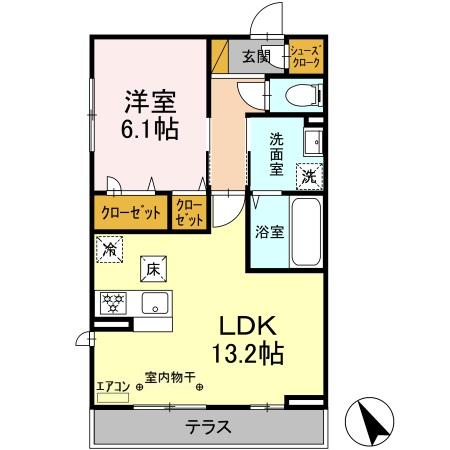 クレストⅠの間取り