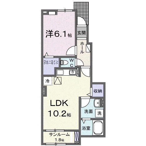 アクオスⅡの間取り