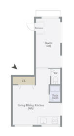 ＡＤＸ目白・105号室の間取り