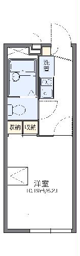 レオパレスリブェール岩崎の間取り