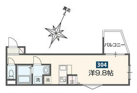 MELDIA原当麻Ⅱの間取り