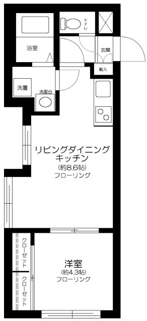 プリジェ池袋の間取り