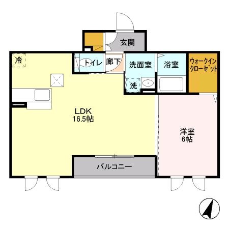 エクセルヒルズ Aの間取り