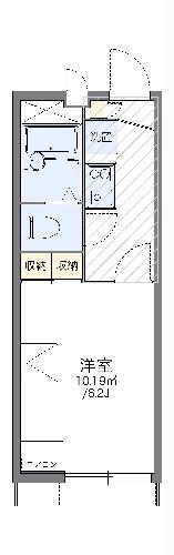 レオパレス広貴Eの間取り
