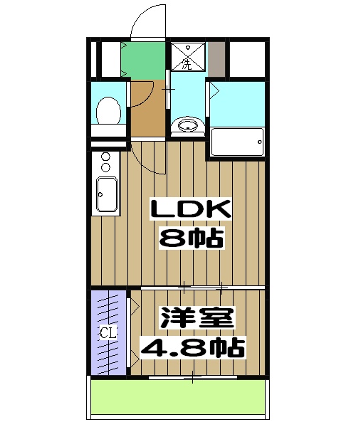 ブロッサム桂の間取り