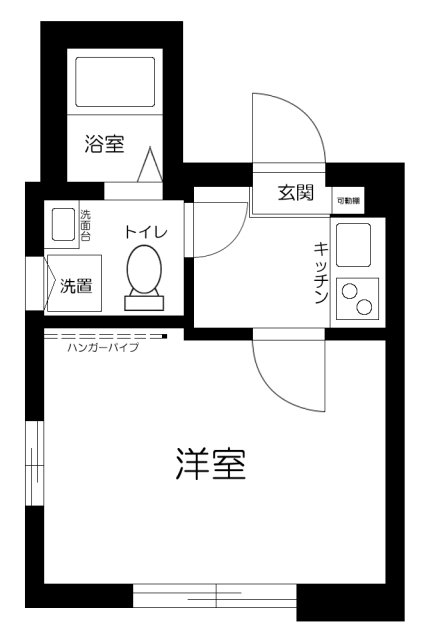 トレピアーニ青井・101号室の間取り