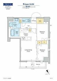 プラウドフラット清澄通りの間取り