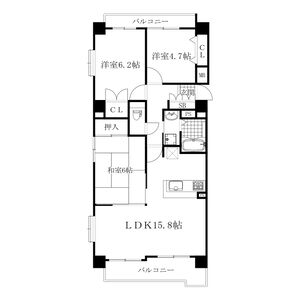ダイアパレス・ステーションプラザ金山の間取り