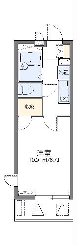 レオパレス蒔田の間取り