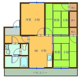 コーポ倉知の間取り