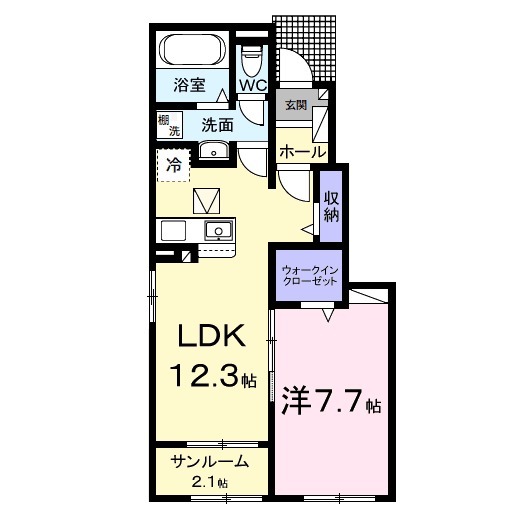 マウント　シティⅠの間取り