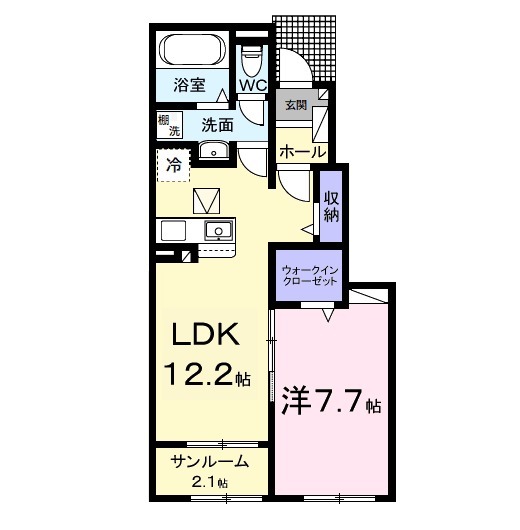 マウント シティⅡの間取り