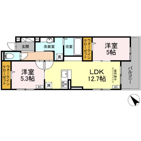 ビエント新横浜の間取り