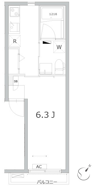 ディアコート不動前の間取り