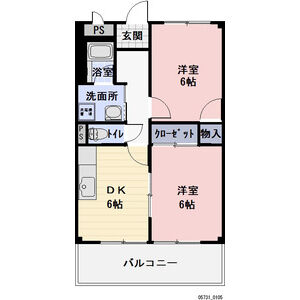 ハイツユーパートⅢの間取り