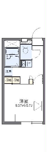 レオパレスカンタービレの間取り