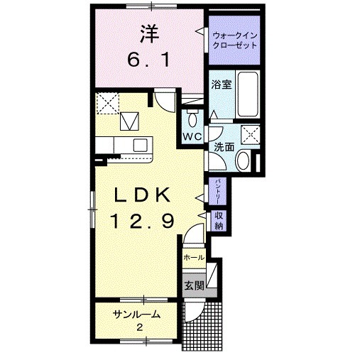 RAY SHELLの間取り