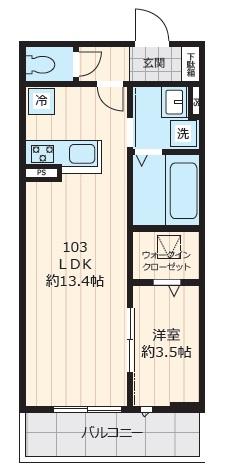グリシーヌの間取り