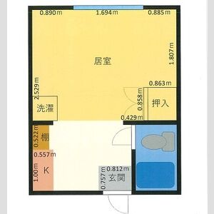 梶マンションの間取り