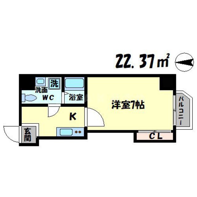 S-FORT大今里西の間取り