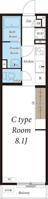 リブリ・コンフォルトⅡの間取り