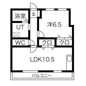 サンスポットK-10 Nの間取り