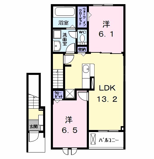 アルドールⅡの間取り