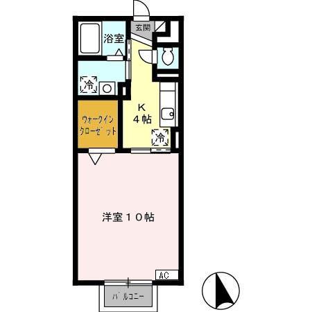 モナリエーレⅡ Aの間取り