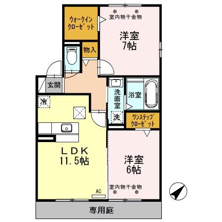 D-room出来山の間取り
