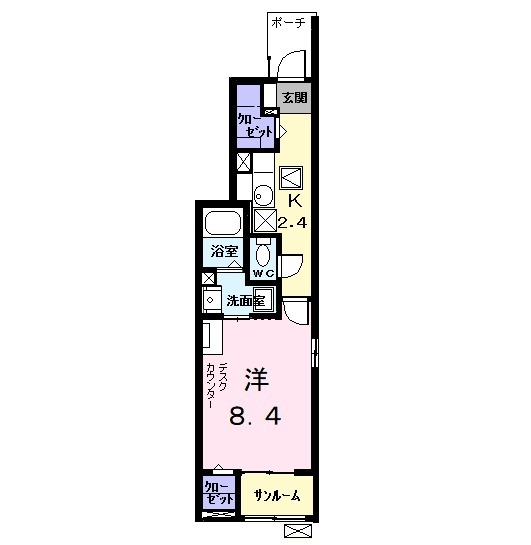 サザンカ ガーデンの間取り